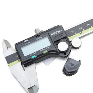 mitutoyo digital caliper with battery cover removed